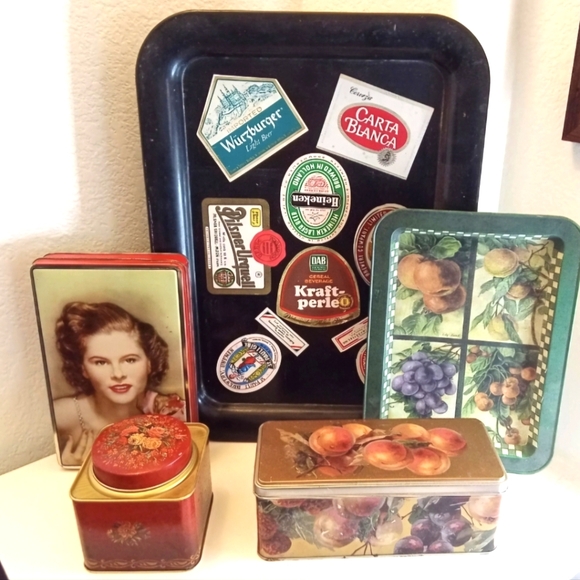Other - Lot Of Vintage Decorative Tin Collection
